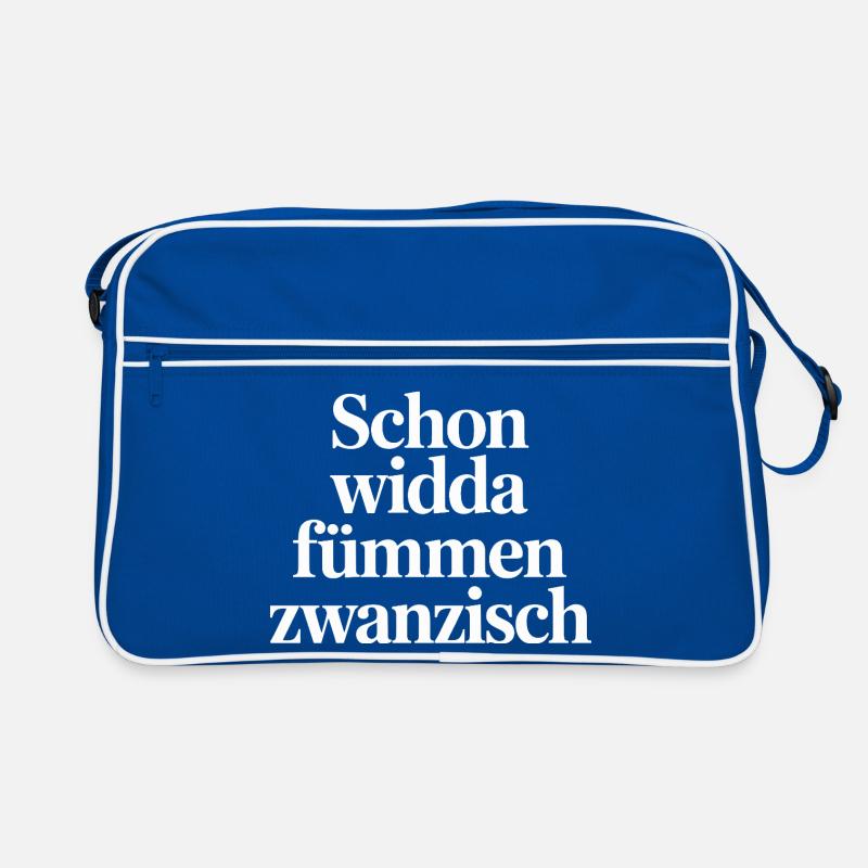 Schon Widda Fümmen Zwanzisch 50. Geburtstag Retro Tasche