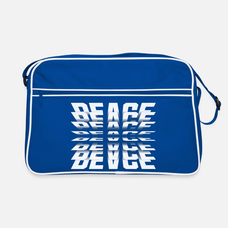 Typographie Mirror Peace Sac Retro
