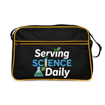 Serving Science Daily Dietitian Expert Profession - Retro Bag - black/gold - Front