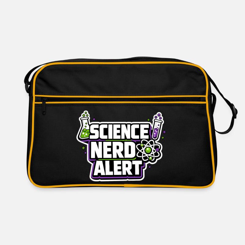 Science Nerd Alert Motiv Retro Tasche