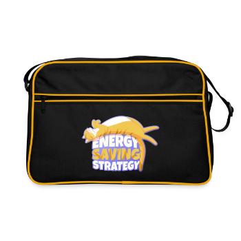 Energy Saving Strategy Mascot - Retro Bag - black/gold - Front