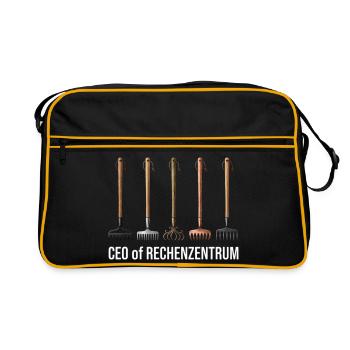 Head of Computer Center Gardening Outfit Gardening - Retro Bag - black/gold - Front