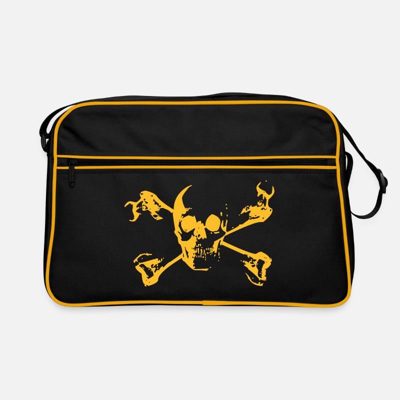 Skull Bone Skull Skeleton Skull Retro Bag