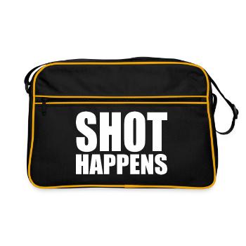 Shot happens - Sac Retro - noir/or - Devant