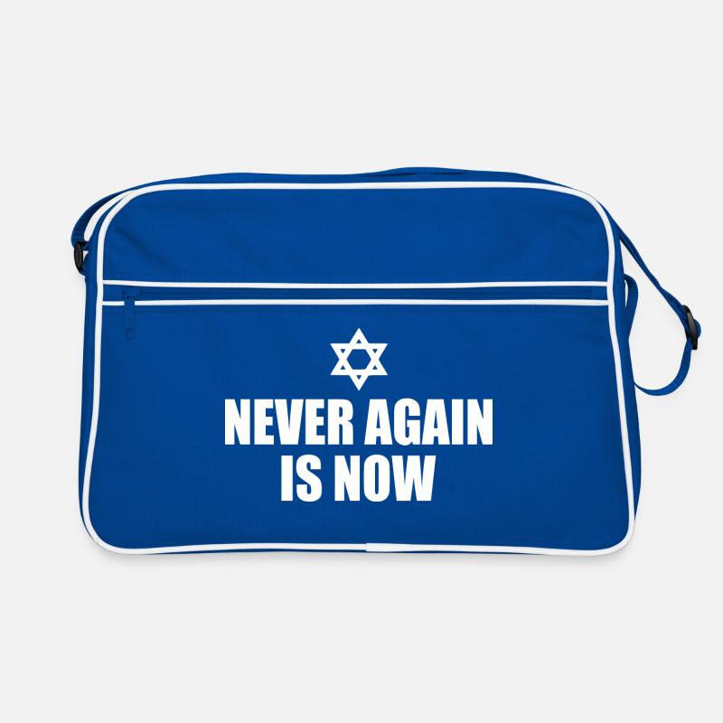Never again is now Retro Tasche