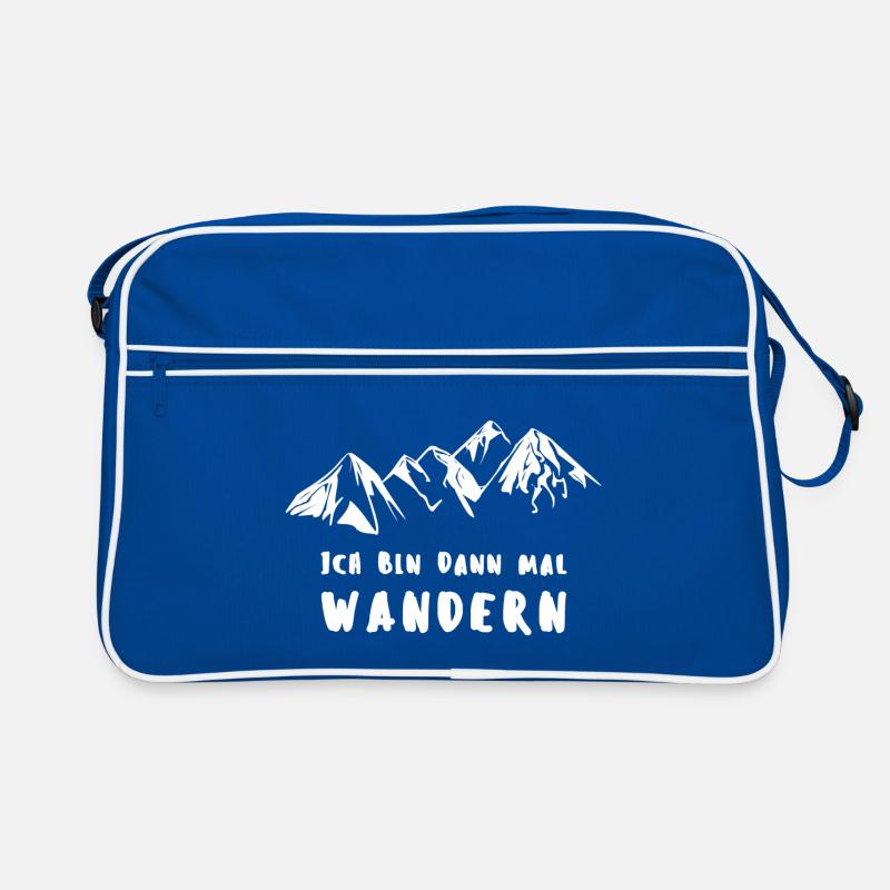 ICH BIN DANN MAL WANDERN Retro Tasche