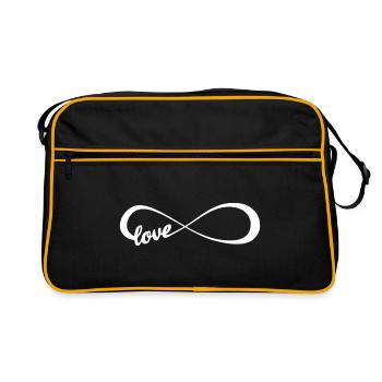Infinite love - Retro Bag - black/gold - Front