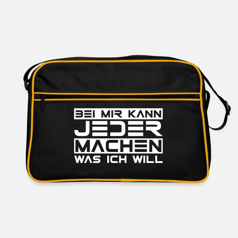 Bei mir kann jeder machen was ich will, Fun Retro Tasche