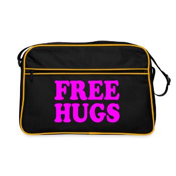 Free hugs - Sac Retro - noir/or - Devant