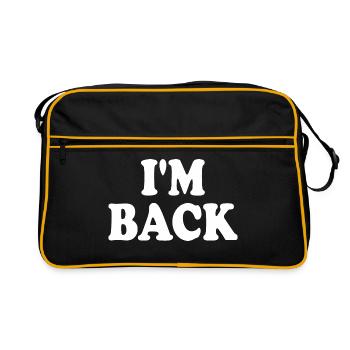 I'm back - Sac Retro - noir/or - Devant