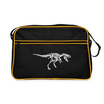 T-Rex squelette Tyrannosaurus Rex - Sac Retro - noir/or - Devant