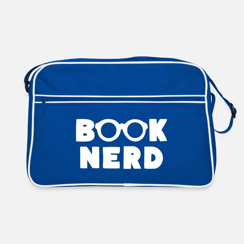 BOOK NERD Books Reading Love Retro Bag