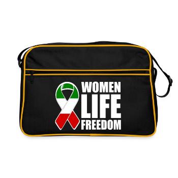 Women life freedom - Retro Bag - black/gold - Front