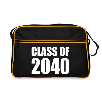 Class of 2040 - Sac Retro - noir/or - Devant