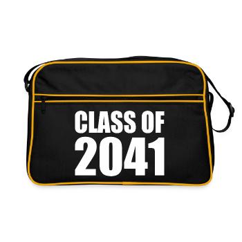 Class of 2041 - Retro Bag - black/gold - Front