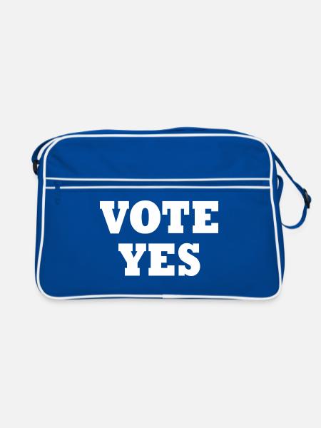 Vote yes - Sac Retro - bleu/blanc - Devant