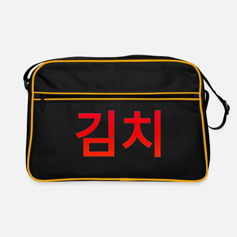 Kimchi - Nourriture - Hangul - Coréen - Corée Sac Retro