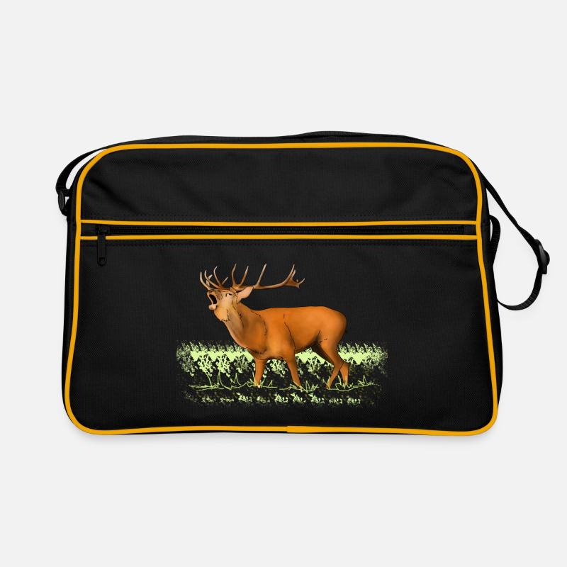 Roaring deer Retro Bag