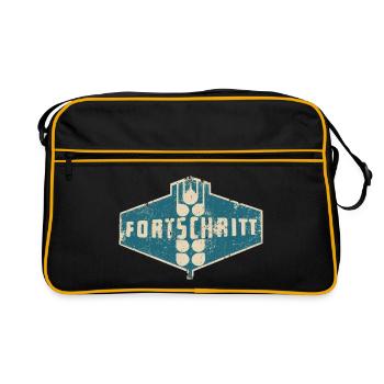 LPG - FORTSCHRITT DDR Retro IFA - Retro Tasche - Schwarz/Gold - Vorne
