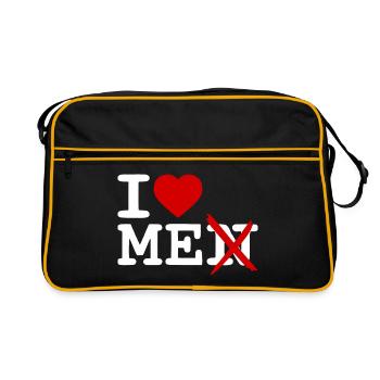 I love me - Sac Retro - noir/or - Devant