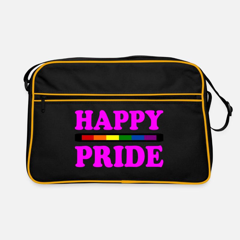 Happy pride Retro Tasche