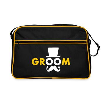 Groom - Sac Retro - noir/or - Devant
