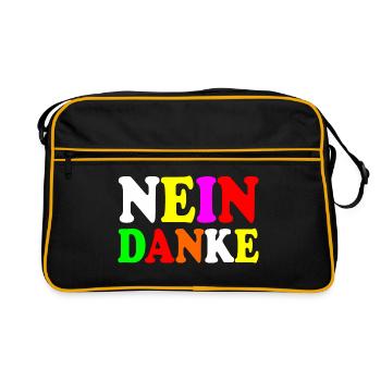 No thank you - Retro Bag - black/gold - Front