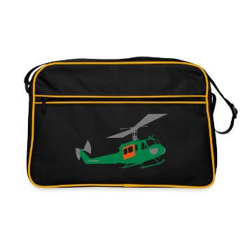 BellSARNeu - Retro Tasche - Schwarz/Gold - Vorne