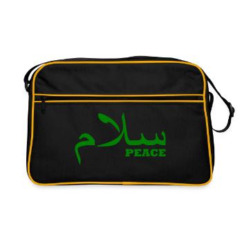 peace - Retro Bag - black/gold - Front