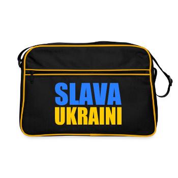 Slava ukraini - Sac Retro - noir/or - Devant