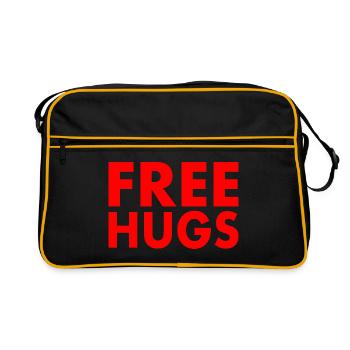 Free hugs - Sac Retro - noir/or - Devant