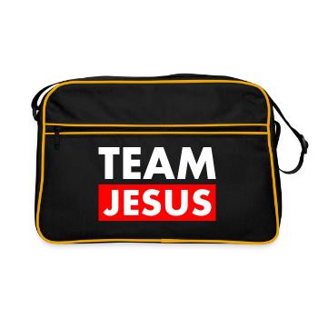 Team jesus - Sac Retro - noir/or - Devant