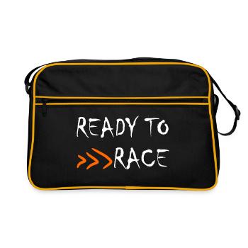 Club Streetfighter prêt pour la course - Sac Retro - noir/or - Devant