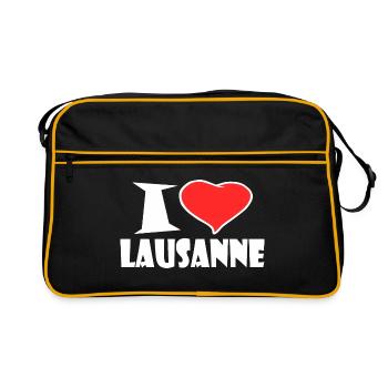 Lausanne - Sac Retro - noir/or - Devant