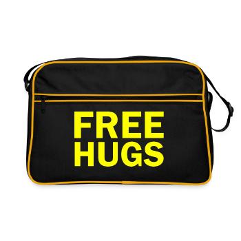 Free hugs - Sac Retro - noir/or - Devant