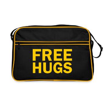 Free hugs - Sac Retro - noir/or - Devant