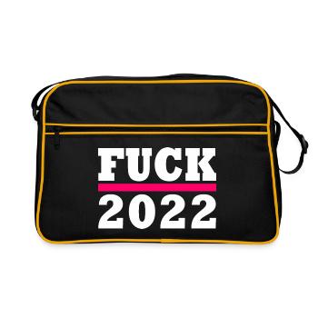 Fuck 2022 - Sac Retro - noir/or - Devant