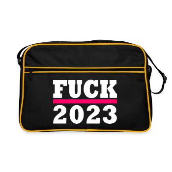 Fuck 2023 - Sac Retro - noir/or - Devant