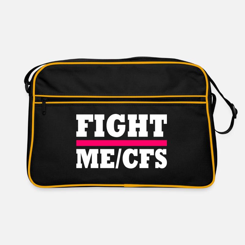 Me/cfs - fight me/cfs Retro Tasche