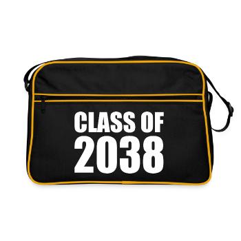 Class of 2038 - Retro Bag - black/gold - Front