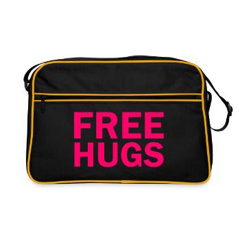 Free hugs - Sac Retro - noir/or - Devant