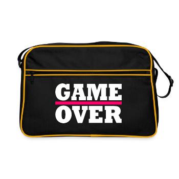 Game over - Sac Retro - noir/or - Devant