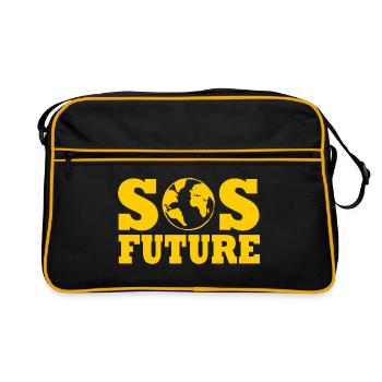 Sos future - Retro Bag - black/gold - Front