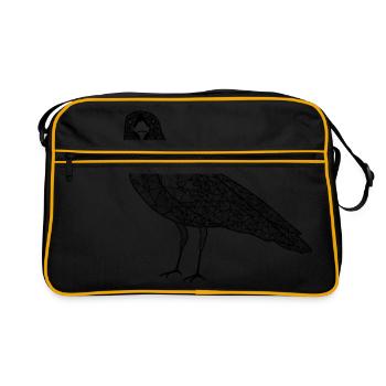 The crow - Retro Bag - black/gold - Front