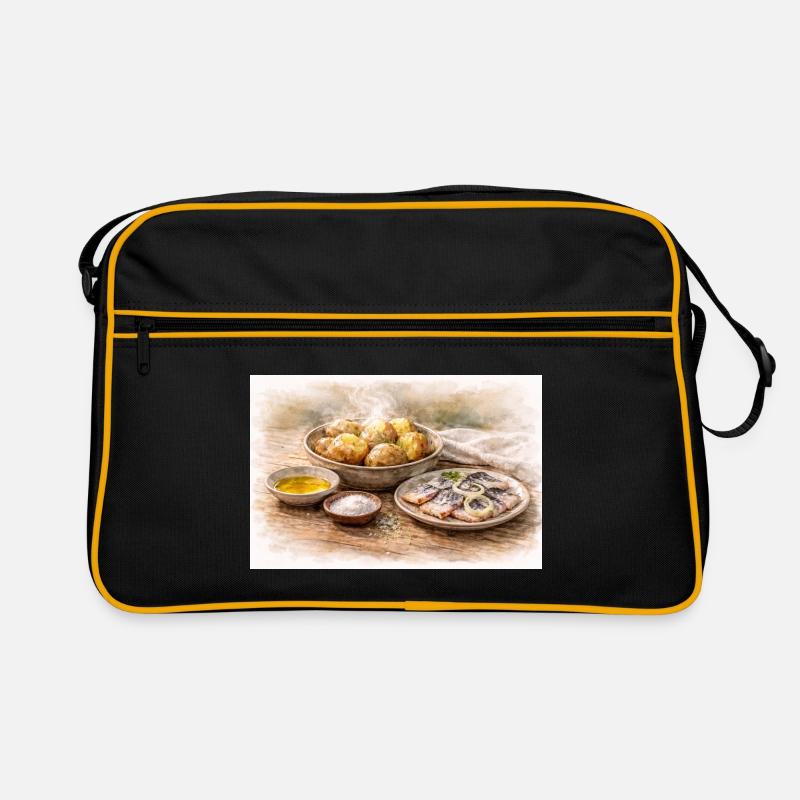 Pommes de terre veste avec hareng ukrainien Sac Retro