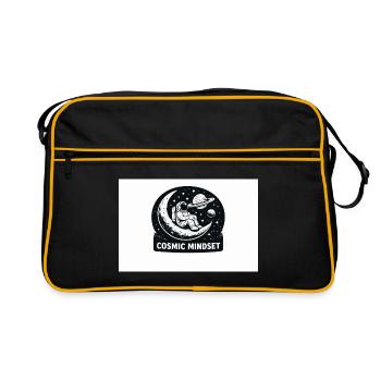 Cosmic Mindset - Retro Bag - black/gold - Front