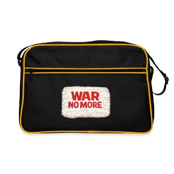 War No More – Sticker Peace & Humanity - Retro Bag - black/gold - Front