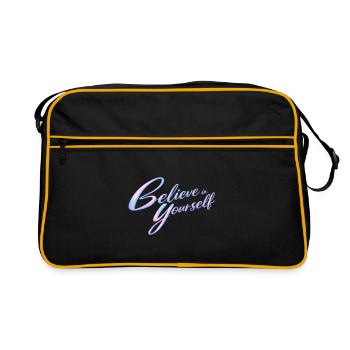 Believe in yourself - Sac Retro - noir/or - Devant