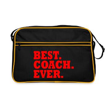 Best coach ever - Sac Retro - noir/or - Devant