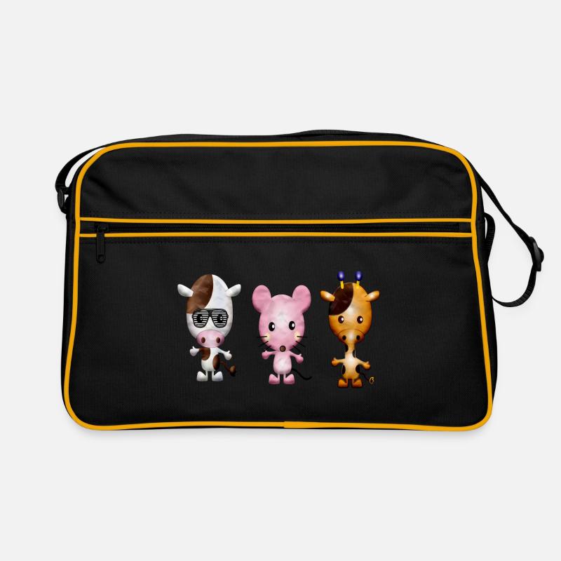 Kinder Kinderbild Retro Tasche